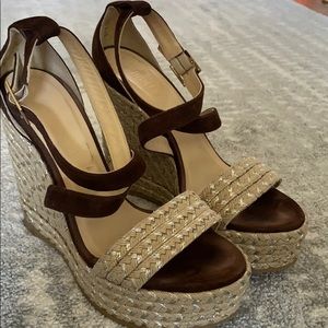 Like new jimmy choo wedge sandals